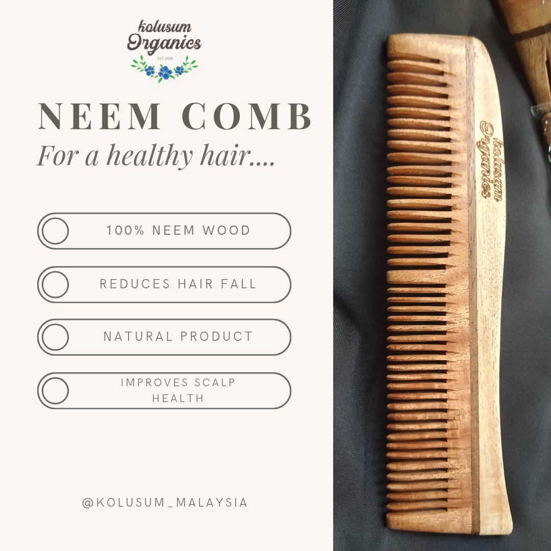 Neem Hair Comb for Anti Hair fall