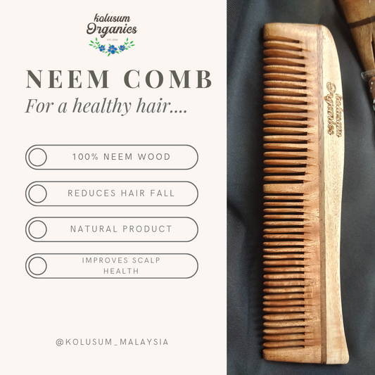 Neem Hair Comb for Anti Hair fall